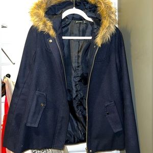 Fall/winter hooded coat Zara ☃️